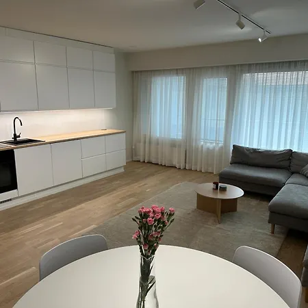 Apartment Uusi Ja Valoisa Perhehuoneisto, Netflix Ja Parveke *